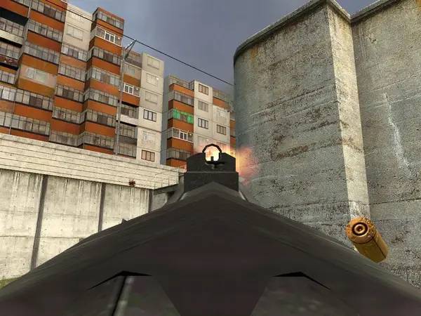 Сцена из внутреннего меню Half-Life 2 - SMOD