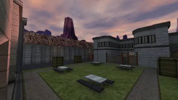 Сцена из внутреннего меню Half-Life Insecure