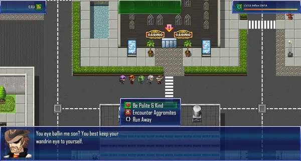 Сцена из внутреннего меню Hate Free Heroes RPG (2D 3D RPG Enhanced)