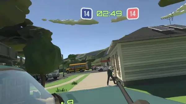 Сцена из внутреннего меню Headshot VR