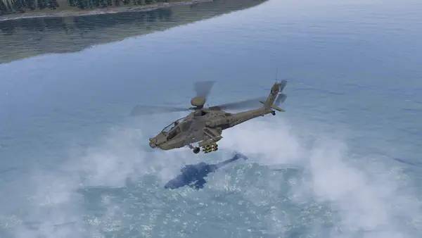 Сцена из внутреннего меню Helicopter Gunship DEX