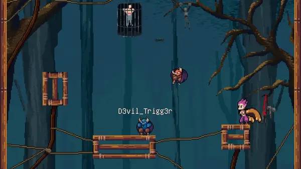 Сцена из внутреннего меню Hellstuck Rage With Your Friends