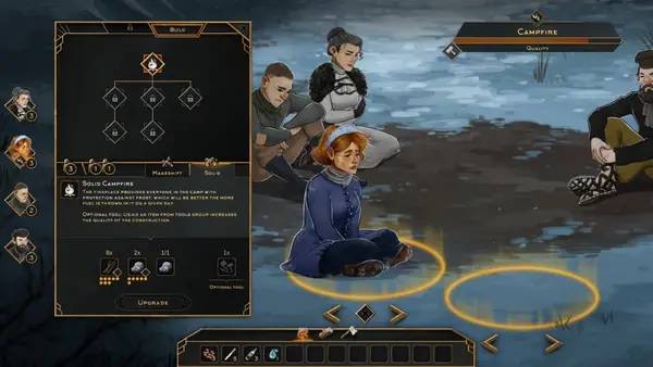 Сцена из внутреннего меню Help Will Come Tomorrow