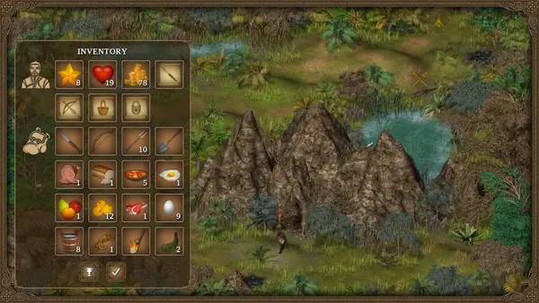 Сцена из внутреннего меню Hero of the Kingdom The Lost Tales 3