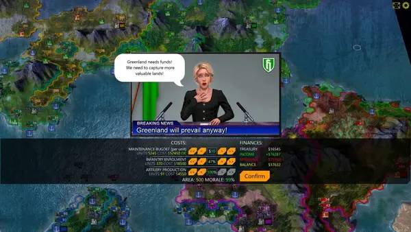 Сцена из внутреннего меню Hex Empire 3