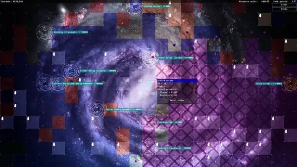 Сцена из внутреннего меню HEXTERMINATE