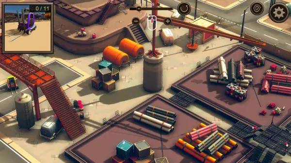 Сцена из внутреннего меню Hidden Harbor Top-Down 3D