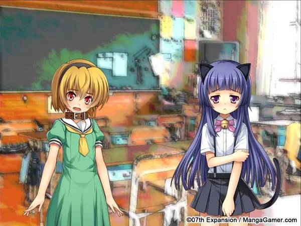 Сцена из внутреннего меню Higurashi When They Cry Hou - Ch.1 Onikakushi