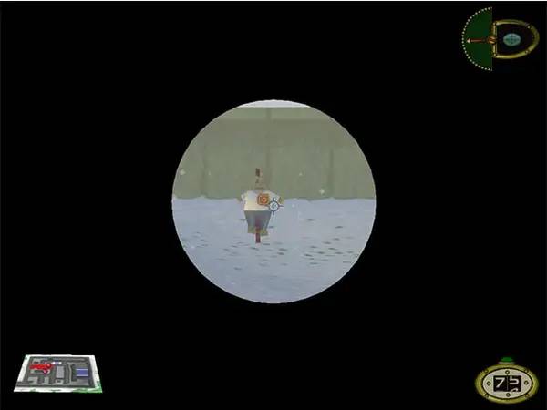 Сцена из внутреннего меню Hogs of War