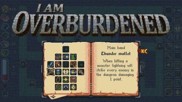 Сцена из внутреннего меню I Am Overburdened