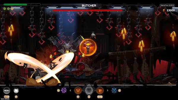 Сцена из внутреннего меню INAYAH - Life after Gods