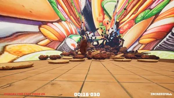 Сцена из внутреннего меню Incredifall