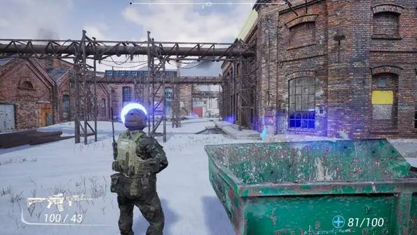 Сцена из внутреннего меню Indian Army - Mission POK