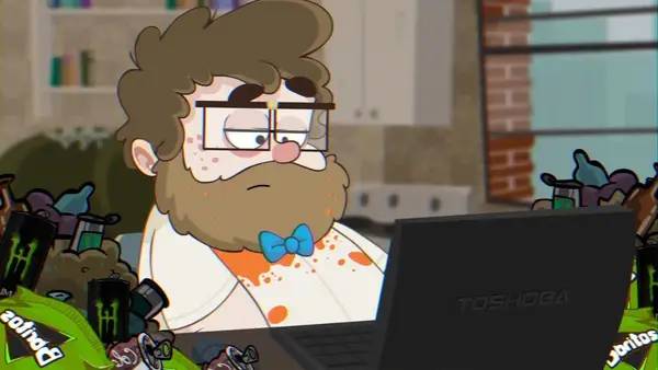 Сцена из внутреннего меню Indiecalypse