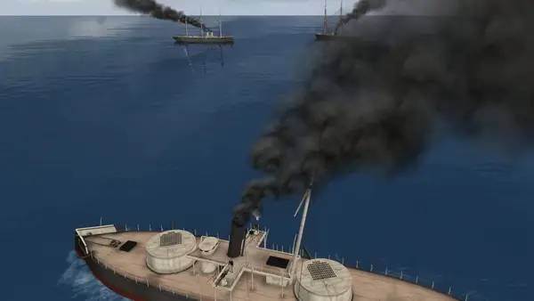 Сцена из внутреннего меню Ironclads 2 Caroline Islands War 1885