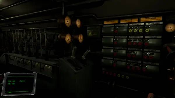 Сцена из внутреннего меню IronWolf Free Non-VR Edition