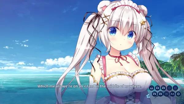 Сцена из внутреннего меню Island Diary