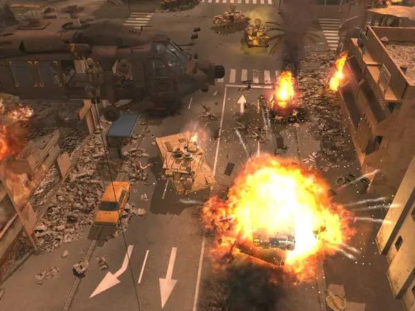 Сцена из внутреннего меню Joint Task Force