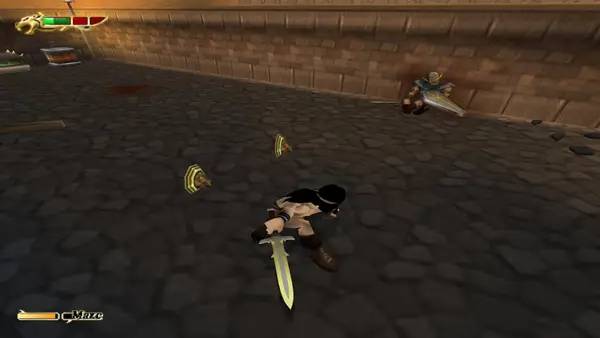 Сцена из внутреннего меню KAAN Barbarian's Blade