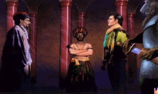 Сцена из внутреннего меню King's Quest Collection