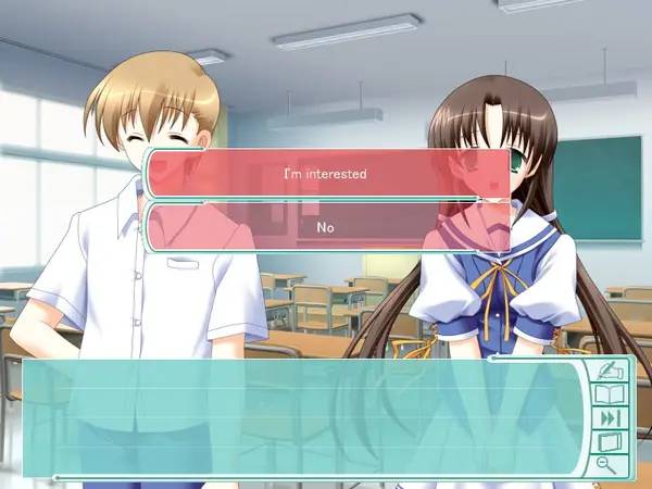 Сцена из внутреннего меню Koi iro Chu! Lips