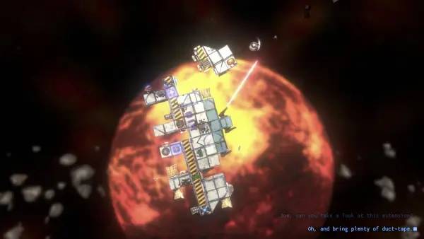 Сцена из внутреннего меню Kosmokrats