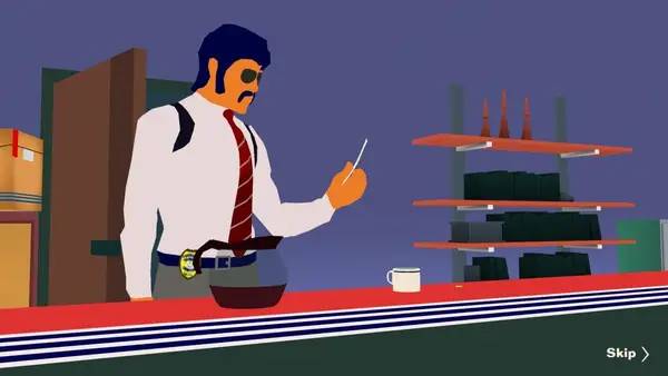 Сцена из внутреннего меню LA Cops