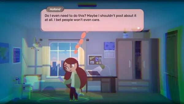 Сцена из внутреннего меню Land of Screens