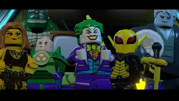 Сцена из внутреннего меню LEGO Batman 3 Beyond Gotham