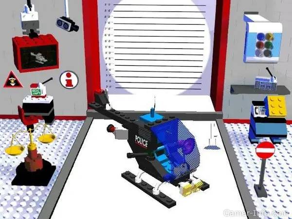 Сцена из внутреннего меню Lego Island