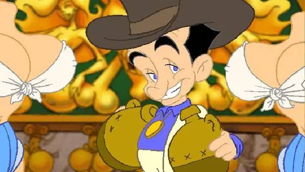 Сцена из внутреннего меню Leisure Suit Larry 7  Love for Sail!