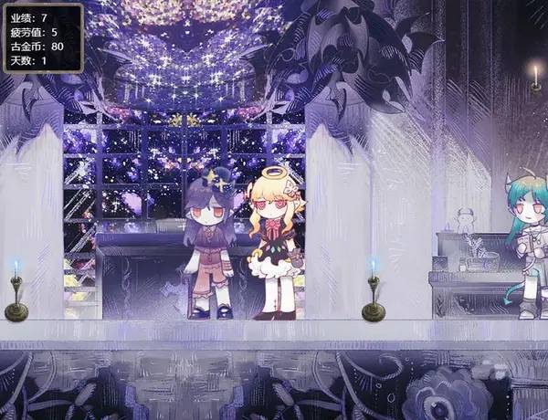 Сцена из внутреннего меню Let's work! Angel sauce ~Angel's life in the devil's labor camp~