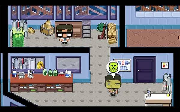 Сцена из внутреннего меню Level 22 Gary’s Misadventures - 2016 Edition