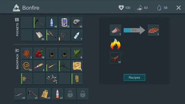 Сцена из внутреннего меню LifeZ - Survival