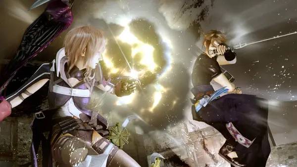Сцена из внутреннего меню LIGHTNING RETURNS  FINAL FANTASY 13