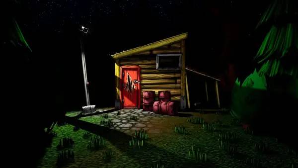 Сцена из внутреннего меню Lil' Horror Stories  The Camp Fire