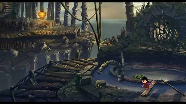 Сцена из внутреннего меню Lilly Looking Through