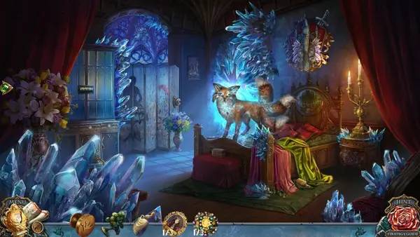Сцена из внутреннего меню Living Legends  The Crystal Tear Collector's Edition