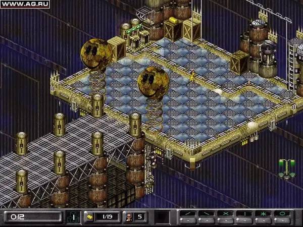 Сцена из внутреннего меню Lode Runner 2