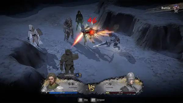 Сцена из внутреннего меню Lost Eidolons Veil of the Witch