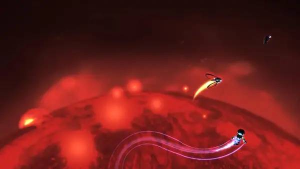 Сцена из внутреннего меню LOST ORBIT