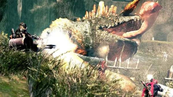 Сцена из внутреннего меню Lost Planet 2