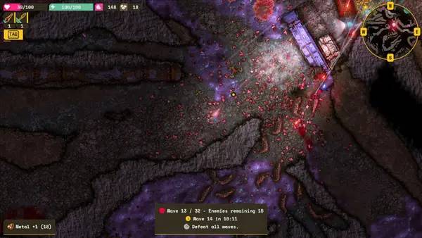 Сцена из внутреннего меню Lumencraft