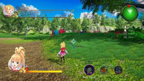 Сцена из внутреннего меню Machina of the Planet Tree -Unity Unions-