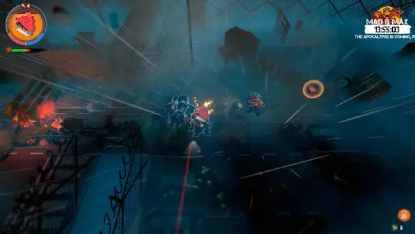 Сцена из внутреннего меню MAD and MAX  The Best Survival game with Zombies and Dinosaurs