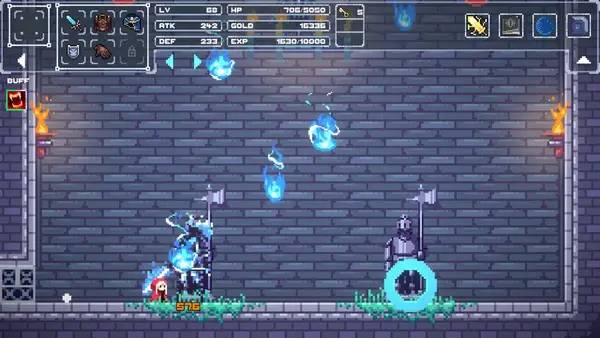 Сцена из внутреннего меню Mage Tower