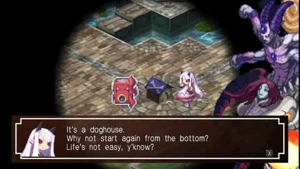 Сцена из внутреннего меню Makai Kingdom Reclaimed and Rebound