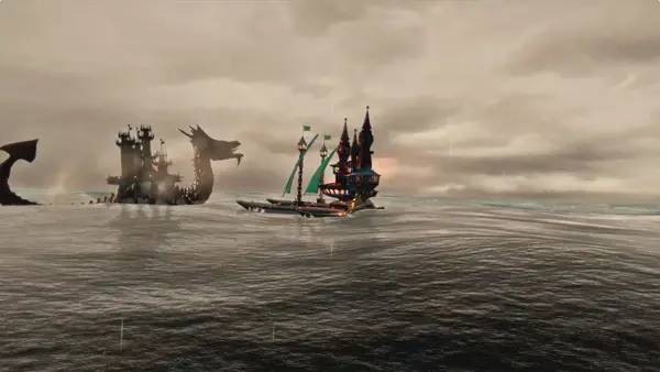 Сцена из внутреннего меню Man O' War  Corsair - Warhammer Naval Battles