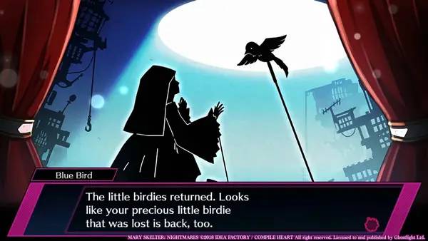 Сцена из внутреннего меню Mary Skelter Nightmares