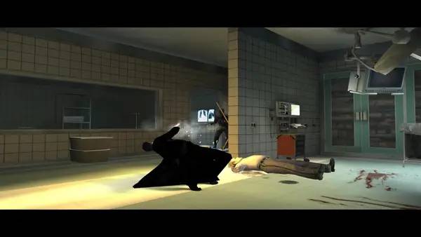 Сцена из внутреннего меню Max Payne 2 Matrix